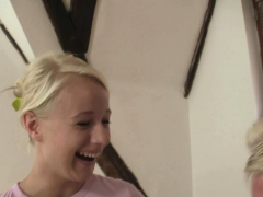 Cheated Blonde Bitch Rides His Angry Cock