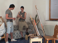 Old Grandma And Boys Teen Threesome Sex