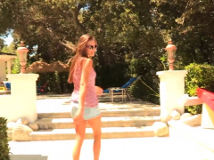 Summer Lesbian Fun With Brett Rossi And Celeste Star