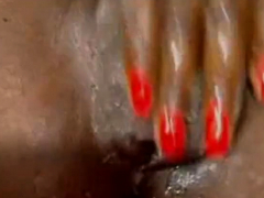 Sweet Ebony On Cam Getting Juicy