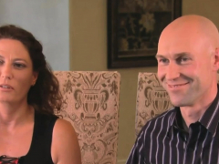 White Swinger Couples Enter The Red Room