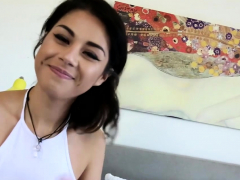 Wild Amateur Teen Sucks And Fucks A Strangers Fat Dick