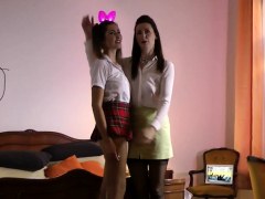 Stockings Milf Licks Les