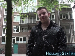 Dutch Hooker Blows Cock