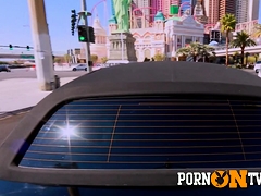 Horny Babes Enter Playboy Mansion.