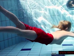 Lucie Hot Russian Teen In Czech Pool