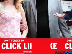 Horny Ass Teen Brunette Gets Drilled By Evil Cop
