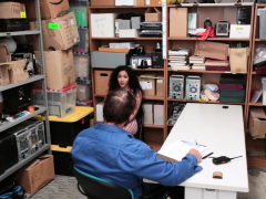 Mall Cashier Gets Fucked In The Office