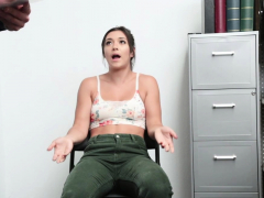 Brunette Shoplifting Teen Paid With Pussy For Stealing