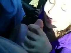 Amateur Outdoor Teens Blowjob