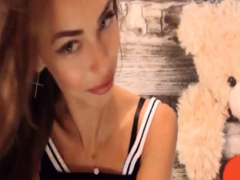 Sexy Babe Enjoys Fucking Herself And Squirt In The End