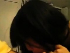Cute Chinese Teen Sucking Her Neighbours Cock