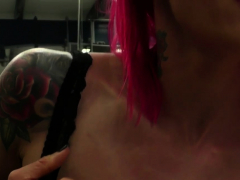 Dominated Lesbian Gets Ass Toyed