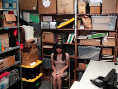 Asian Thief Gets Facial