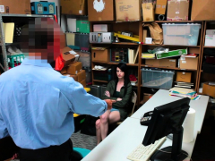 Busty Young Shoplifter Throats And Fucked By Store Officer