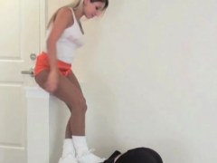 Sub Serf Gets Whipped Hard Till Ass Red By Sexy Mistress