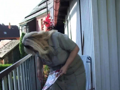 He Caught Cheating With Blonde Mother Inlaw Outside