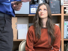 Security Guard Deep Inside A Tattooed Hottie At His Office