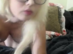 Ex Wifey Blonde Homemade Solo Masturbation Fun
