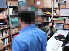 Asian Babe Fucking The Officer Who Caught Her Shoplifting