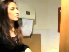 Girl Suck Stranger Cock In Public Mens Room