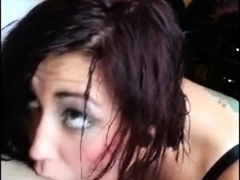 Hot Redhead Babe Gives Sensual Blowjob In Pov