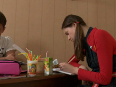 Palatable Legal Age Teenager Emuna Copulates And Deepthroats