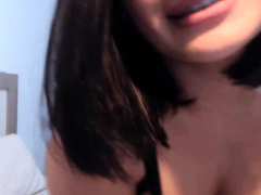 Gorgeous Brunette Gives Tasteful Show