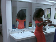 Ebony Anne Moans While She Gets Pounded By A White Dick