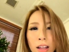 Japanese Milf Dildoing In Her Black Lingerie