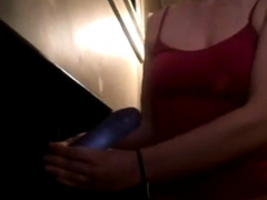 Fucking Her Mounted Dildo