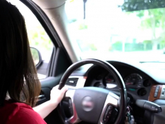 Teen Couple Having Sex In Joselines Car, Dad Pauses A Bit