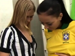 Fake Taxi Brunette Brazilian Player Poking The Referee