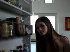 Exquisite Brunette Maid Lara Gets Her Beaver Torn Apart