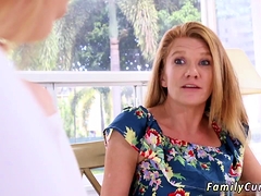 Blonde British Teen Old Man Learn It From Your Relatives