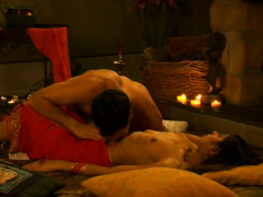 Exotic Indian Lovers Entertain Themselves
