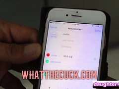 Lucky Step Dad Gets Some Teen Pussy