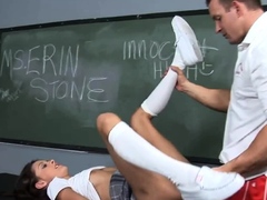 Juicy Schoolgirl Captured And Drilled By Lewd Older Stud
