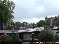 Real Holland Slut Deepthroating Tourists Dick