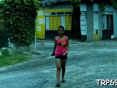 Excited Chick Satisfies Her Hunger By Licking And Riding