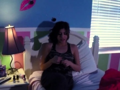 Teen Girl Strips And Masturbates Swalloween Fun