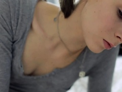 Pretty Brunette Girlfriend Dunya Rules The World