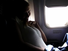 Girl Is Fingering While Flying