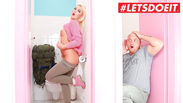 HornyHostel - Lovita Fate Big Ass Czech Teen Sucks and Fucks Stranger in the Bathroom - LETSDOEIT