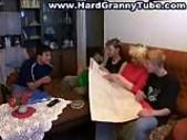 Russian Mature Mother Fucked By her 3 sons incest