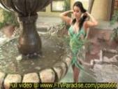 Alexa Loren, from ftv girls, amazing brunette babe near a fountain