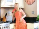 Anilos Masturbation in Kitchen