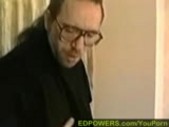 Latina Angel comforts a weary old man