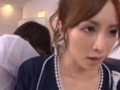 Teacher In Skirt Without Panty Giving Blowjob For Schoolguy While Other Guys Watching Them In The Office