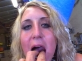 Extreme teen throat abusing